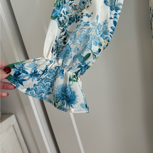 Floral Ruffle Midi Dress - Picture 7 of 8